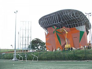 Photo prise le 11 juin, vue de loin, ça avance !