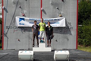 Yoann Le Couster, 1er - Manu Cornu, 2ème - Jean Salaun Penquer, 3ème (voie classique)