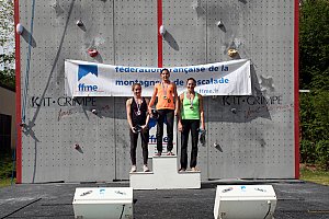 Margaux Deschamps, 1ère - Elma Fleuret, 2ème - Anouck Jaubert, 3ème (voie classique)