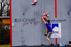 Yoann Le Couster, champion de France en titre et permanant au pôle France de Voiron.