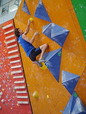 Guillaume Glairon Mondet à l’entrainement.